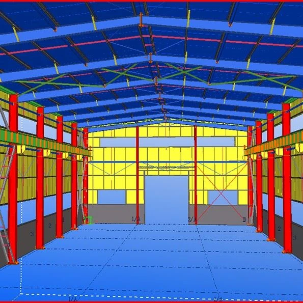 Steel Structure Workshop With Crane