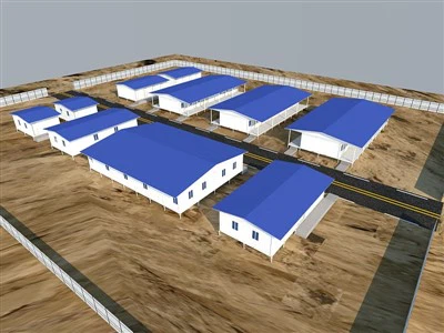 Dizajn građevinskog kampa s CBC 20ft Flatpack montažnim kontejnerima u Francuskoj Gvajani