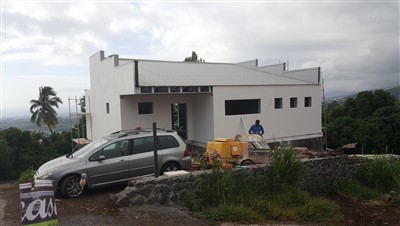 Dizajn dvo{0}}katne vile od svijetlog čelika za klijente otoka Reunion